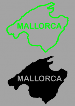 Aufkleber Mallorca